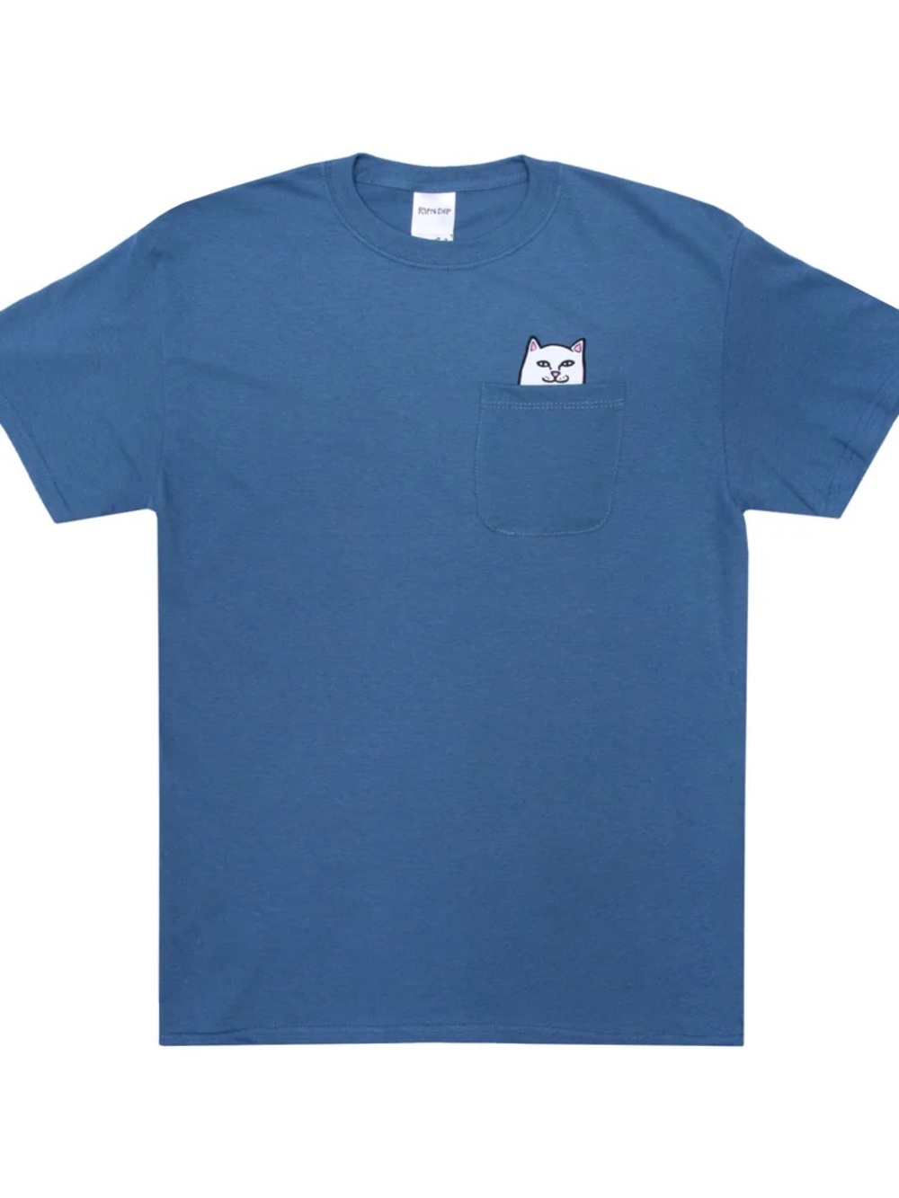 RIPNDIP LORD NERMAL SHORT SLEEVE POCKET TEE (SLATE) Size: Large